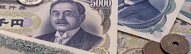 紙幣と硬貨の拡大画像